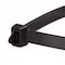 Us Cable Ties Cable Tie, 8 in L, 2 in Max Bundle Dia., Black, Nylon 6/6, 120 lb Strength, 100 PK HD8B100 - alternate 3